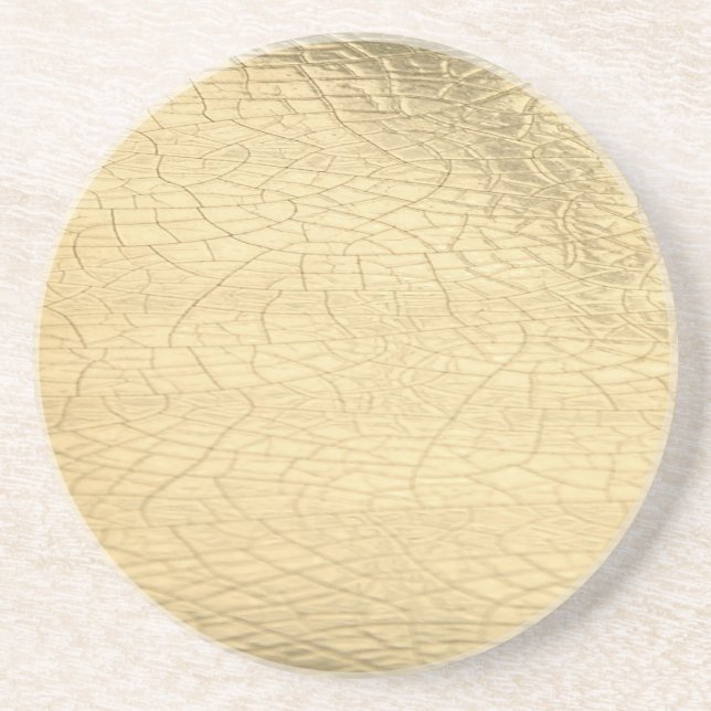 Matted gold stone Coaster (Front)
