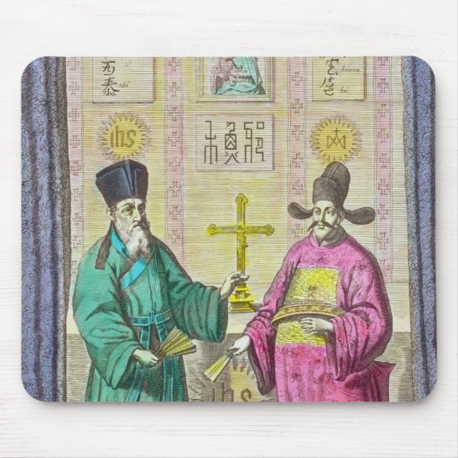 Matteo Ricci  and another Christian Mouse Pad (Front)