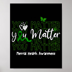 Matter Mental Health Awareness Inspirational Poster