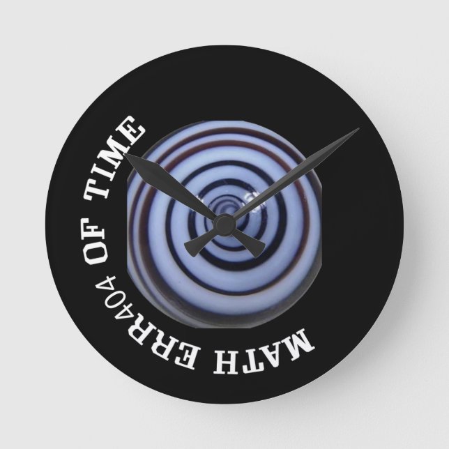 Matter of Time Round Clock (Front)