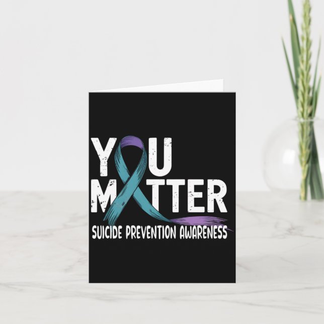 Matter Support Prevention Awareness Positive Card (Front)