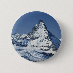 Matterhorn 6 Cm Round Badge