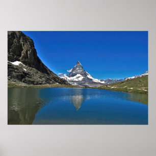 Matterhorn and Riffelsee Poster
