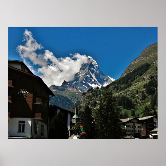 Matterhorn and Zermatt Poster (Front)