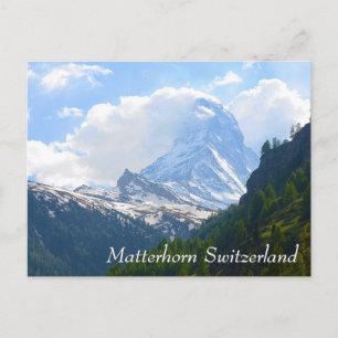 Matterhorn in Switzerland Postcard