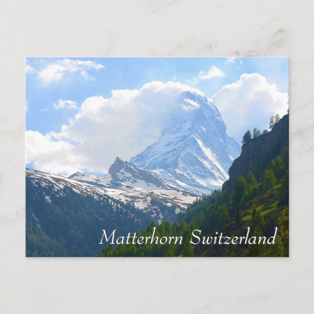 Matterhorn in Switzerland  Postcard (Front)