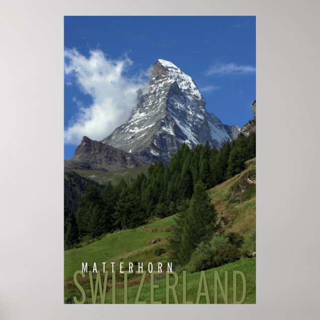 matterhorn in switzerland poster (Front)