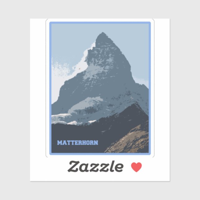 Matterhorn Mountain Design, Switzerland (Sheet)