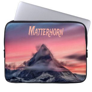 Matterhorn Mountain Europe Alps Switzerland Italy Laptop Sleeve