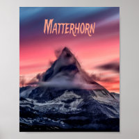 Matterhorn Mountain Europe Alps Switzerland Italy