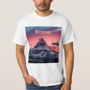 Matterhorn Mountain Europe Alps Switzerland Italy T-Shirt