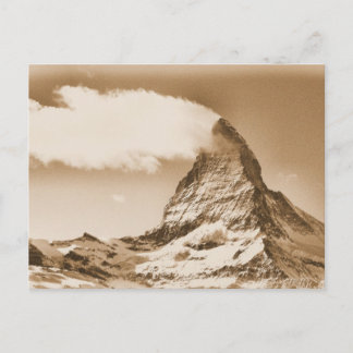Matterhorn postcard. Zermatt in Switzerland Postcard