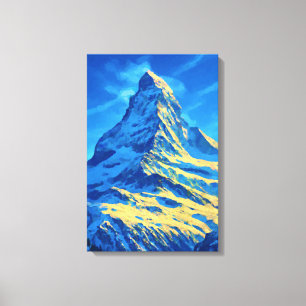 Matterhorn Swiss Alps Canvas Print