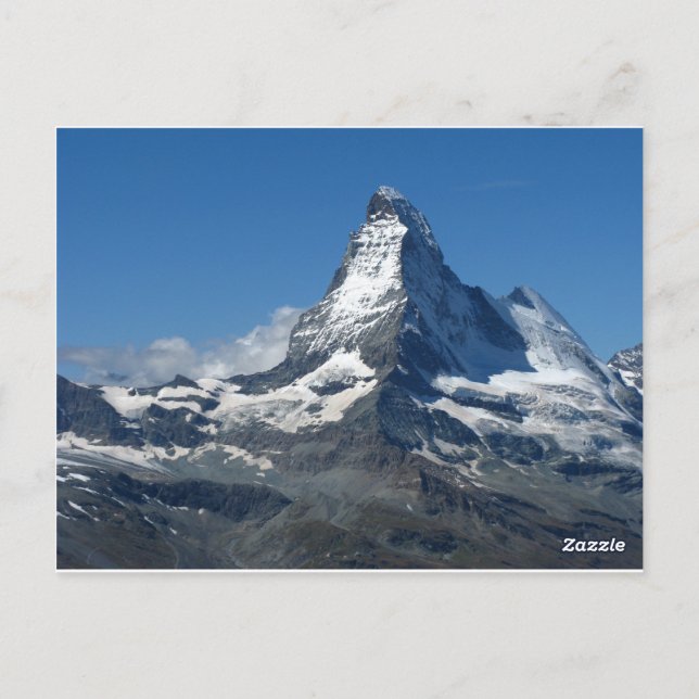Matterhorn Swiss Alps Postcard (Back)