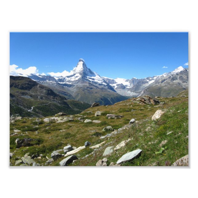 Matterhorn Swiss Alps, Zermatt Photo Print (Front)