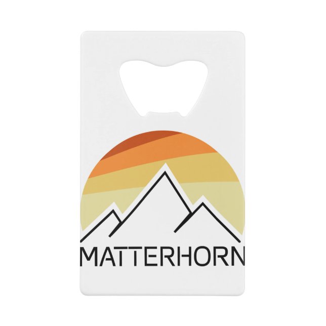Matterhorn Switzerland Italy Retro (Front)