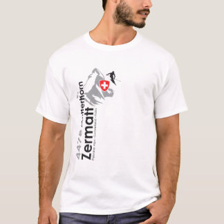 Matterhorn-Zermatt skiing T-Shirt