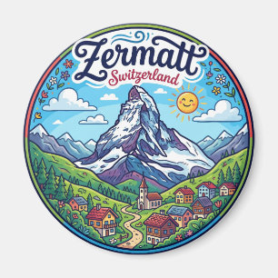 Matterhorn, Zermatt Switzerland Magnet