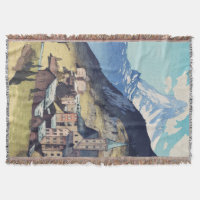 Matterhorn, Zermatt Switzerland Vintage Art Print