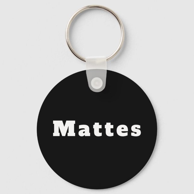 Mattes Key Ring (Front)