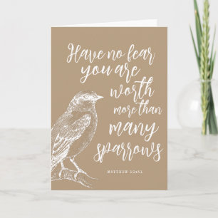 Matthew 10:31 JW Encouragement Bundle Note Card