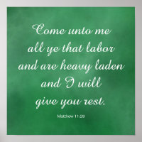Matthew 11:28 Bible Verse for Comfort & Strength