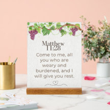 Matthew 11:28 Come to Me Scripture | Grapevine