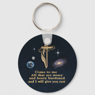 Matthew 11:28   key ring