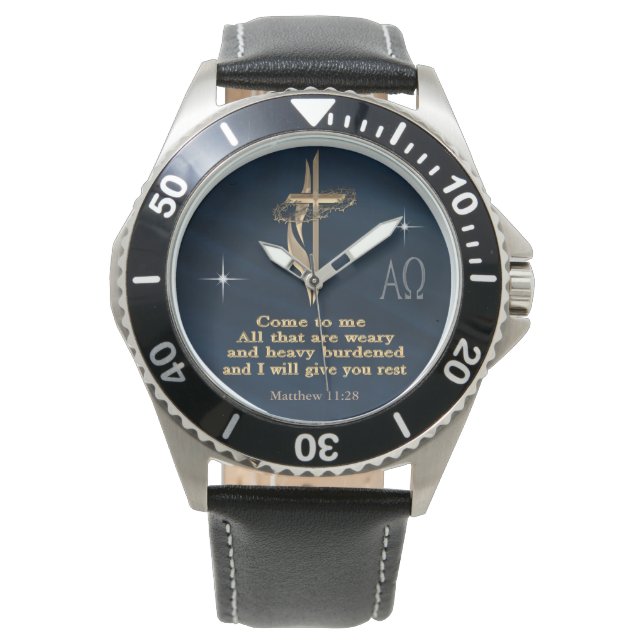 Matthew 11:28 watch (Front)