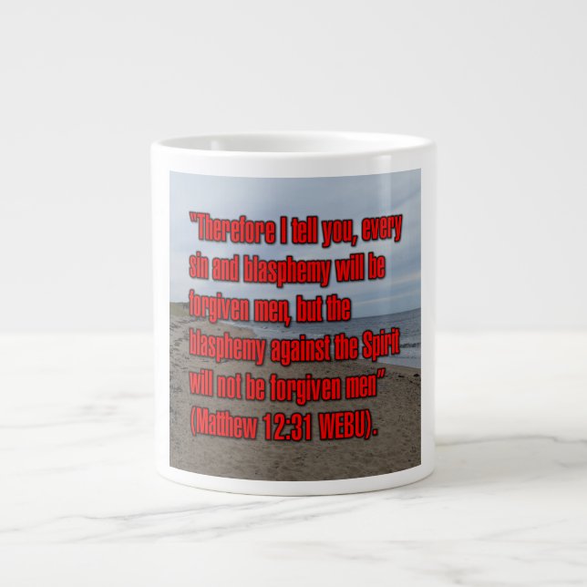 Matthew 12:31 WEBU Mug (Front)