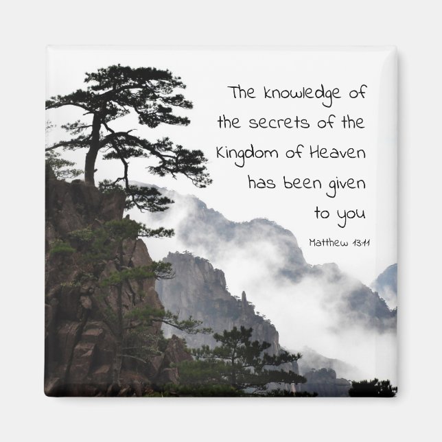 Matthew 13:11 Secrets of the Kingdom of Heaven Magnet (Front)
