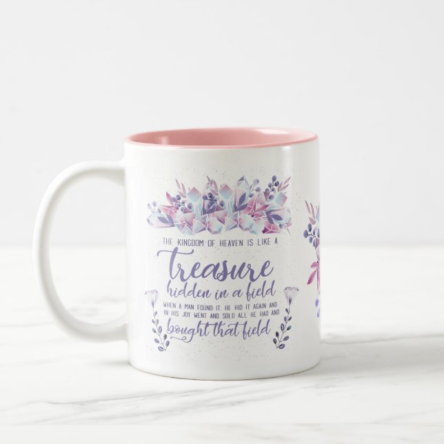 Matthew 13:44 Christian Mug Gems (Left)