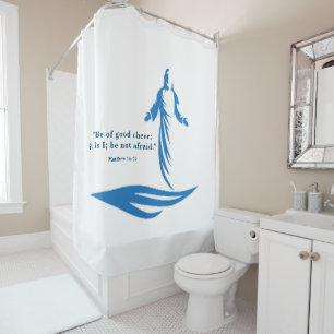 Matthew 14:27 Jesus Walks on Water Shower Curtain