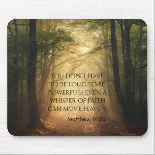 Matthew 17:20 mouse pad