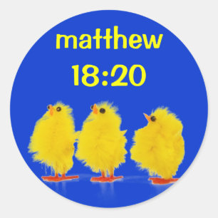 matthew 18:20 stickers