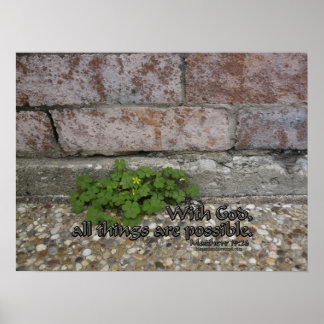 Matthew 19:26 poster