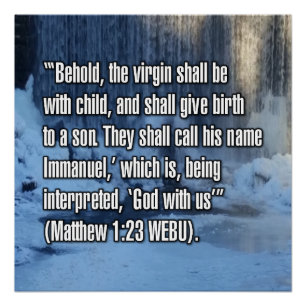 Matthew 1:23 WEBU Poster