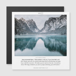 Matthew 21:4-5 HEALING SCRIPIX magnetic card