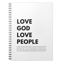 Matthew 22:37-40 Love God Love People
