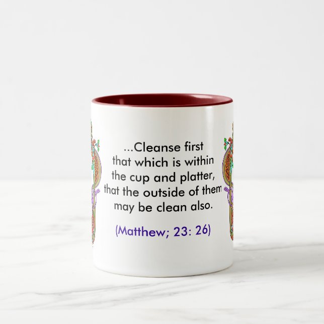 Matthew; 23, 26 Coffee Mug (Center)