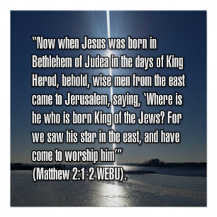 Matthew 2:1-2 WEBU Poster
