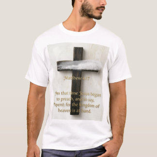 Matthew 4:17 – Repent Cross T-Shirt