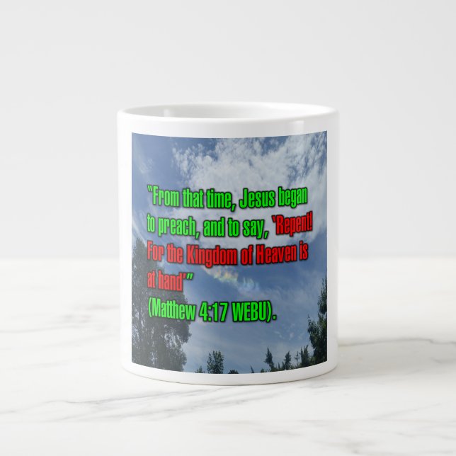 Matthew 4:17 WEBU Mug (Front)