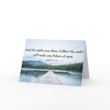 Matthew 4:19 Follow Me Jesus Bible Verse