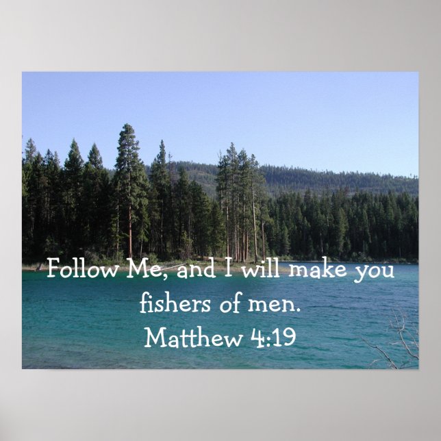 Matthew 4:19 poster (Front)