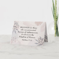 Matthew 5:10 Blessed are the Persecuted Beatitudes