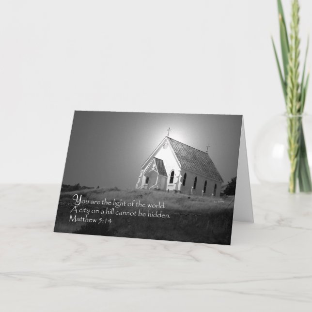 Matthew 5:14 card (Front)