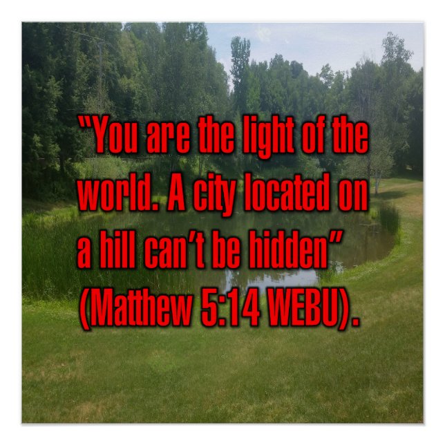 Matthew 5:14 WEBU Poster (Front)