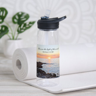 Matthew 5:14 You are the Light of the World Ocean Water Bottle