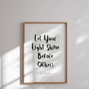 Matthew 5:16 poster